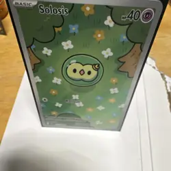 Pokemon Solosis 118/086 BLK Full Art Holo Rare Psychic Card 2025 - Image 2