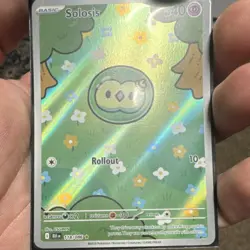 Pokemon Solosis 118/086 BLK Full Art Holo Rare Psychic Card 2025 - Image 5