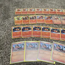 61 Total Litten/Torracat/Incineroar Pokemon Cards - Image 2