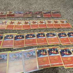 61 Total Litten/Torracat/Incineroar Pokemon Cards - Image 4