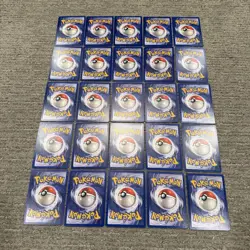 Vintage 1999 Pokemon Cards Lot 25 Base Jungle Fossil LP/NM No Duplicates WOTC #E - Image 2