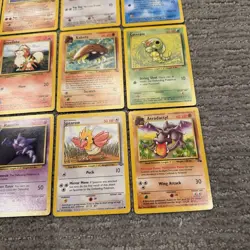 Vintage 1999 Pokemon Cards Lot 25 Base Jungle Fossil LP/NM No Duplicates WOTC #E - Image 4