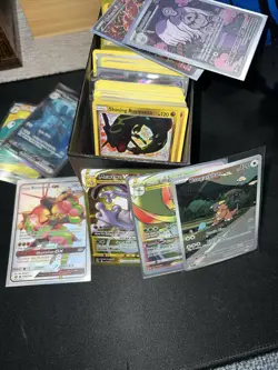 Huge Pokemon Card Collection Lot Holos Full Arts Shiny Rayquaza Full ETB - Image 1