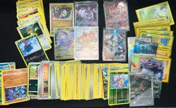 Huge Pokemon Card Collection Lot Holos Full Arts Shiny Rayquaza Full ETB - Image 2