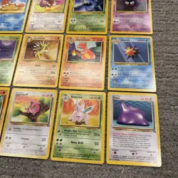 Vintage 1999 Pokemon Cards Lot 25 Base Jungle Fossil LP/NM No Duplicates WOTC #D - Image 4