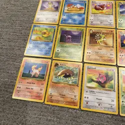 Vintage 1999 Pokemon Cards Lot 25 Base Jungle Fossil LP/NM No Duplicates WOTC #D - Image 5