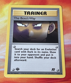 The Boss's way - 73/82 - 1st Edition - Team Rocket - Pokemon Card - LP - Image 1