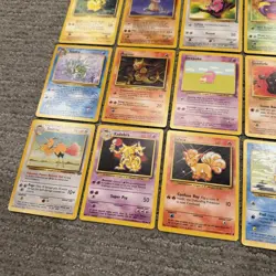 Vintage 1999 Pokemon Cards Lot 25 Base Jungle Fossil LP/NM No Duplicates WOTC #C - Image 4
