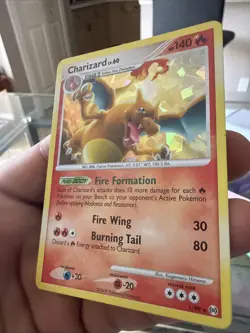 Pokemon TCG Arceus Charizard 1/99 Cracked Ice Holo Rare Card Nm - Image 3