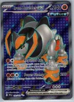 Iron Boulder ex 192/162 SV05: Temporal Forces - Pokemon Card - NM - Image 1