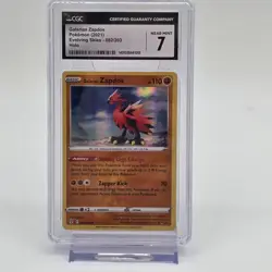 Galarian Zapdos Holo 082/203 Evolving Skies 2021 CGC 7 Near Mint Pokemon Card - Image 1