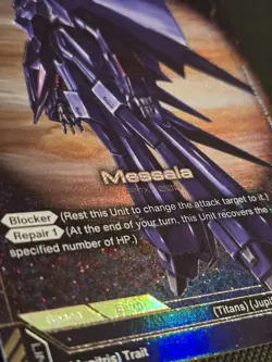 Messala GD03-003 R+ Parallel Rare Gundam Card Game Steel Requiem NM-MT English - Image 2