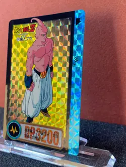 Bandai 1994 Dragon Ball Z Collectable CCG Prism Insert Card Majin Boo 174 - Image 2
