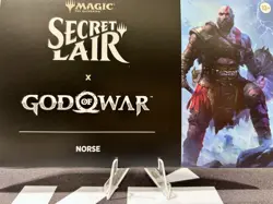 Magic the Gathering Secret Lair x Playstation GOD OF WAR NORSE Non-Foil - Image 1