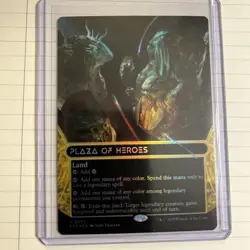 Plaza of Heroes (0033) (Borderless) Edge of Eternities: Stellar Sights (Foil) - Image 1