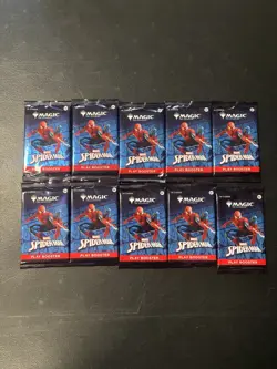Magic The Gathering MTG Marvel's Spider-Man Play Booster Lot of 10 USA seller - Image 1