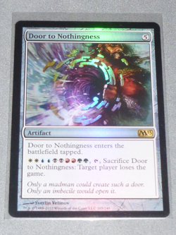 Door to Nothingness FOIL Magic 2013 / M13 Artifact Rare MTG - Image 1