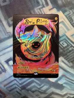 MTG Halo Foil Sol Ring NM Unplayed Secret Lair Countdown Kit - Image 1