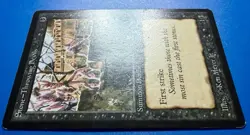 1 BANNED MTG Stone - Throwing D (Dark) | Arabian Nights | 1993 | NM - Image 3