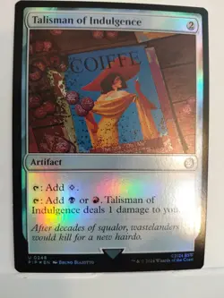 Talisman of Indulgence Universes Beyond: Fallout Foil - Image 1