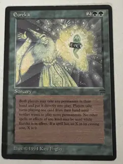 Magic the Gathering MTG Legends Eureka LP- (Beta Bob) - Image 1