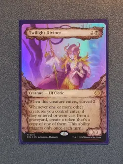 MTG Twilight Diviner - Showcase Foil - Lorwyn Eclipsed - ECL - Near Mint+ - Image 1