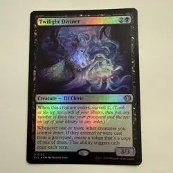 Twilight Diviner FOIL 122 Lorwyn Eclipsed ECL MTG Rare Regular Unplayed Mint NM - Image 1