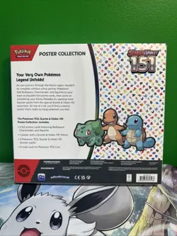 Pokemon TCG Scarlet & Violet 151 Poster Collection New Fast Ship 820650853166 - Image 2