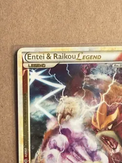 Entei & Raikou Legend (top) 90/95 Ultra Rare Unleashed Pokemon Card - Image 5