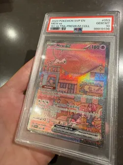 2023 Pokemon SVP EN-SV Black Star Promo 053 Mew EX 151 Ultra Premium Coll PSA 10 - Image 4