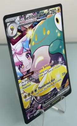 Iono's Bellibolt EX SIR 183/159 SV09 Holo Pokemon TCG Card Journey Together - Image 2