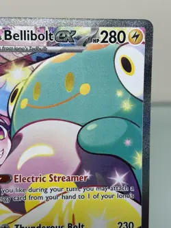 Iono's Bellibolt EX SIR 183/159 SV09 Holo Pokemon TCG Card Journey Together - Image 4