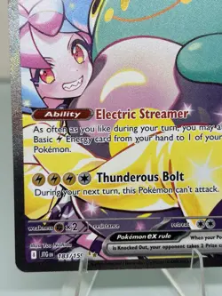 Iono's Bellibolt EX SIR 183/159 SV09 Holo Pokemon TCG Card Journey Together - Image 5