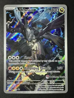 N's Zekrom POKEMON CENTER STAMP Ascended Heroes Black Star Promo MEP 031 - Image 1