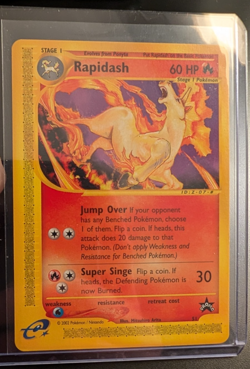 2002 Pokemon Rapidash 51 Nintendo Black Star Promo - Image 3