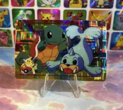 Pokemon HOLO Vintage Pocket Monsters Vending Prism Sticker 1998 Nintendo - Image 4