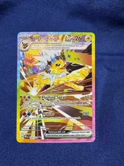 Pokemon TCG Jolteon EX Prismatic Evolutions Card 153/131 Fresh NM Condition - Image 3