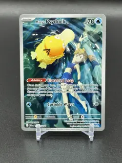 2025 POKEMON DRI EN-DESTINED RIVALS ILLUSTRATION RARE #193 MISTY'S PSYDUCK - Image 1