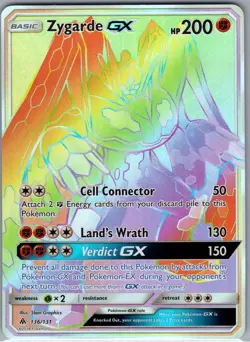 Zygarde GX (Secret) 136/131 SM - Forbidden Light - Pokemon Card - NM - Image 1