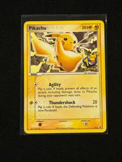 Pokemon TCG Pikachu 012 Non Holo 10th Anniversary Promo 2006 LP - Image 1