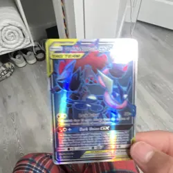 Pokemon Greninja & Zoroark GX TAG TEAM Ultra Rare Full Art Holo 200/214 250 HP - Image 1