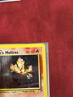 Blaine's Moltres - 1/132 - Pokemon Gym Heroes Unlimited Holo Rare Card WOTC LP - Image 3