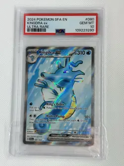 Pokemon 2024 SV Shrouded Fable SFA en Kingdra EX #080/064 PSA 10 - Image 1