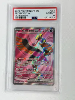 Pokemon 2024 SFA en Fezandipiti EX 084/064 Special Illustration PSA 10 - Image 1