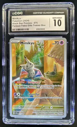 2023-25 Pokemon SV Black Star Promos - SVP EN Mimikyu #075 CGC 10 - Image 1
