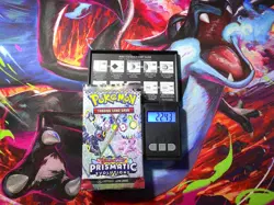 VERY HEAVY! GOD PACKUUU 22.43g Prismatic Evolutions Pokemon TCG Booster (SEALED) - Image 1