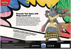 Pokemon TCG Mega Lucario Premium Poster Collection Ascended Heroes PREORDER - Image 2