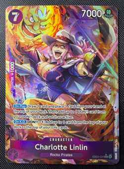 One Piece TCG Charlotte Linlin Alt Art EB03-034 Heroines Edition AA English NM - Image 1