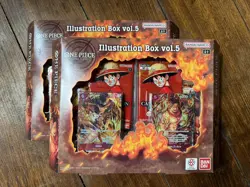 Bandai Namco One Piece Card Game Illustration Box vol.5 x2 Sealed Boxes - Image 1