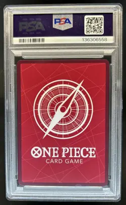 2022 One Piece Romance Dawn Monkey.D.Luffy Alt Art Pre-Errata #OP01-003 PSA 10 - Image 2